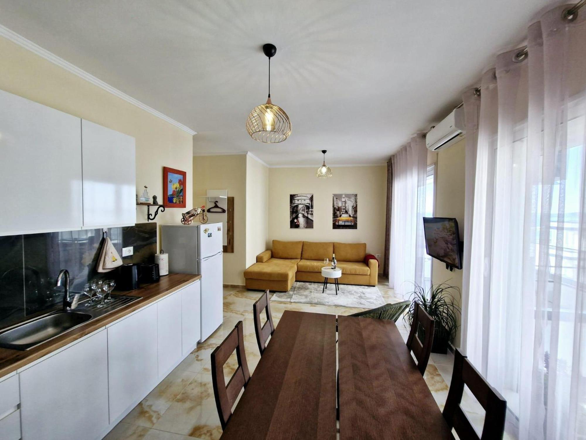 Sunset Vista Retreat Apartment Vlore Luaran gambar